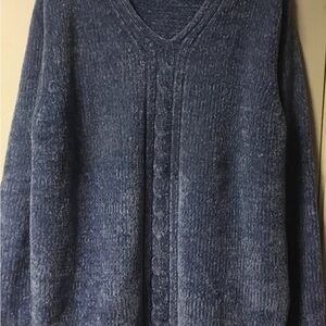 Emily Rose ~ Women’s ~ Sweater ~ Large ~ Chenille ~ Cable Knit